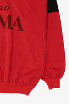 Vintage Red "Ciao Roma" Half Zip Sweatshirt (1990s)