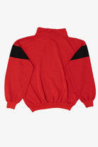 Vintage Red "Ciao Roma" Half Zip Sweatshirt (1990s)