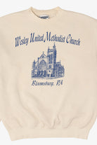 Vintage Ivory Wesley United Methodist Church Bloomsburg, PA Sweatshirt (1990s)