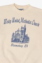 Vintage Ivory Wesley United Methodist Church Bloomsburg, PA Sweatshirt (1990s)