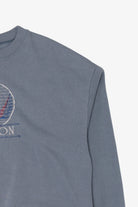 Vintage Blue Embroidered Boston Sweatshirt (1990s)