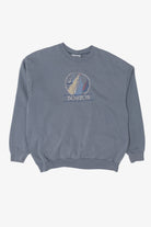 Vintage Blue Embroidered Boston Sweatshirt (1990s)