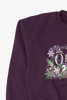 Vintage Plum "Oregon" Birds In Winter Sweatshirt (1990s)
