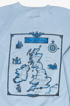 Vintage London "British Isles" Map Raglan Sweatshirt (1990s)