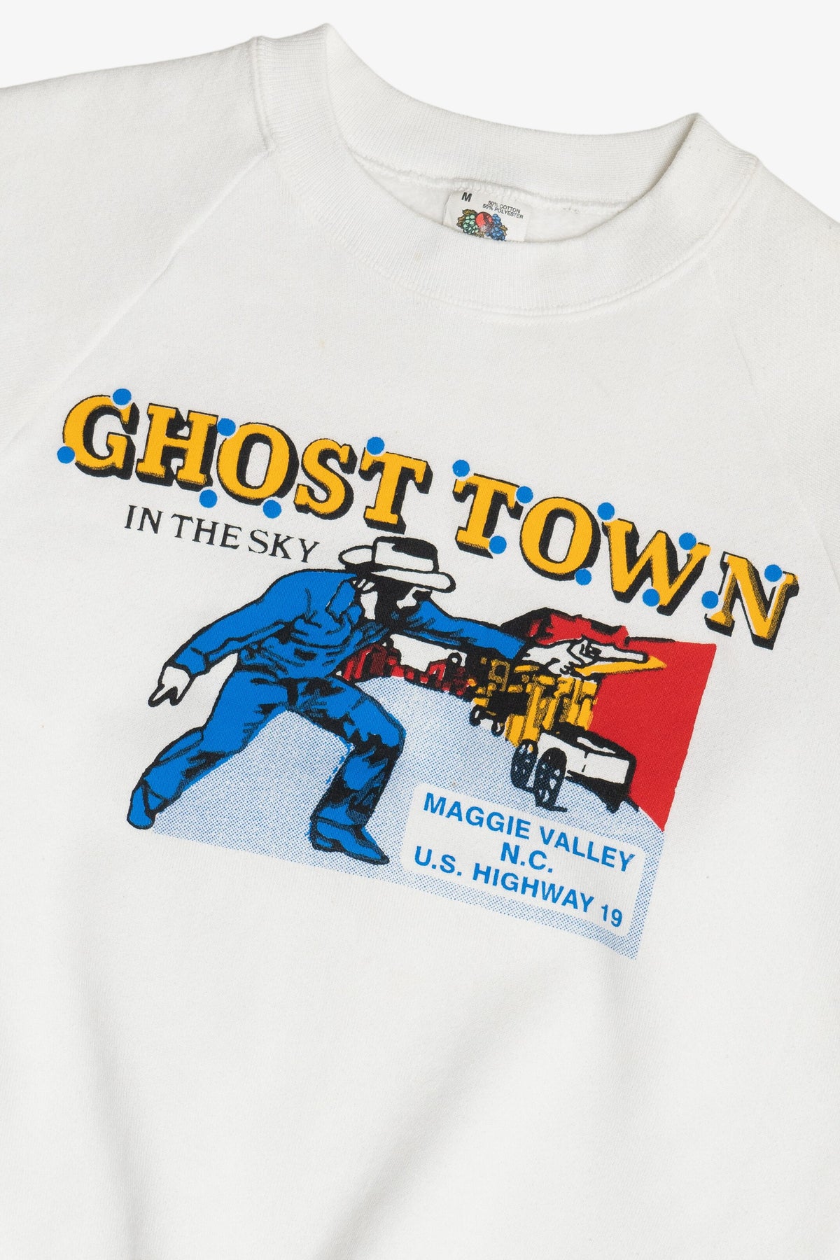 Vintage "Ghost Town In The Sky" Maggie Valley Amusement Park Sweatshirt (1990s)