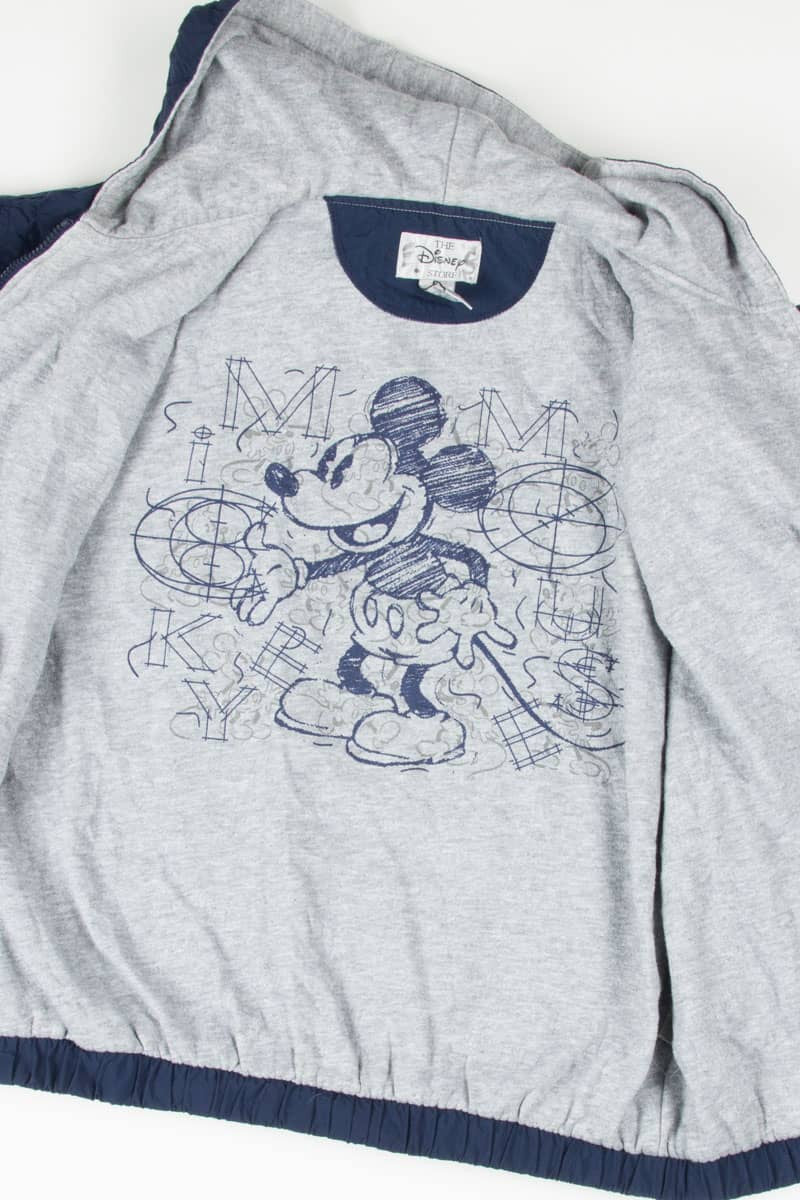 Mickey Mouse Embroidered Windbreaker