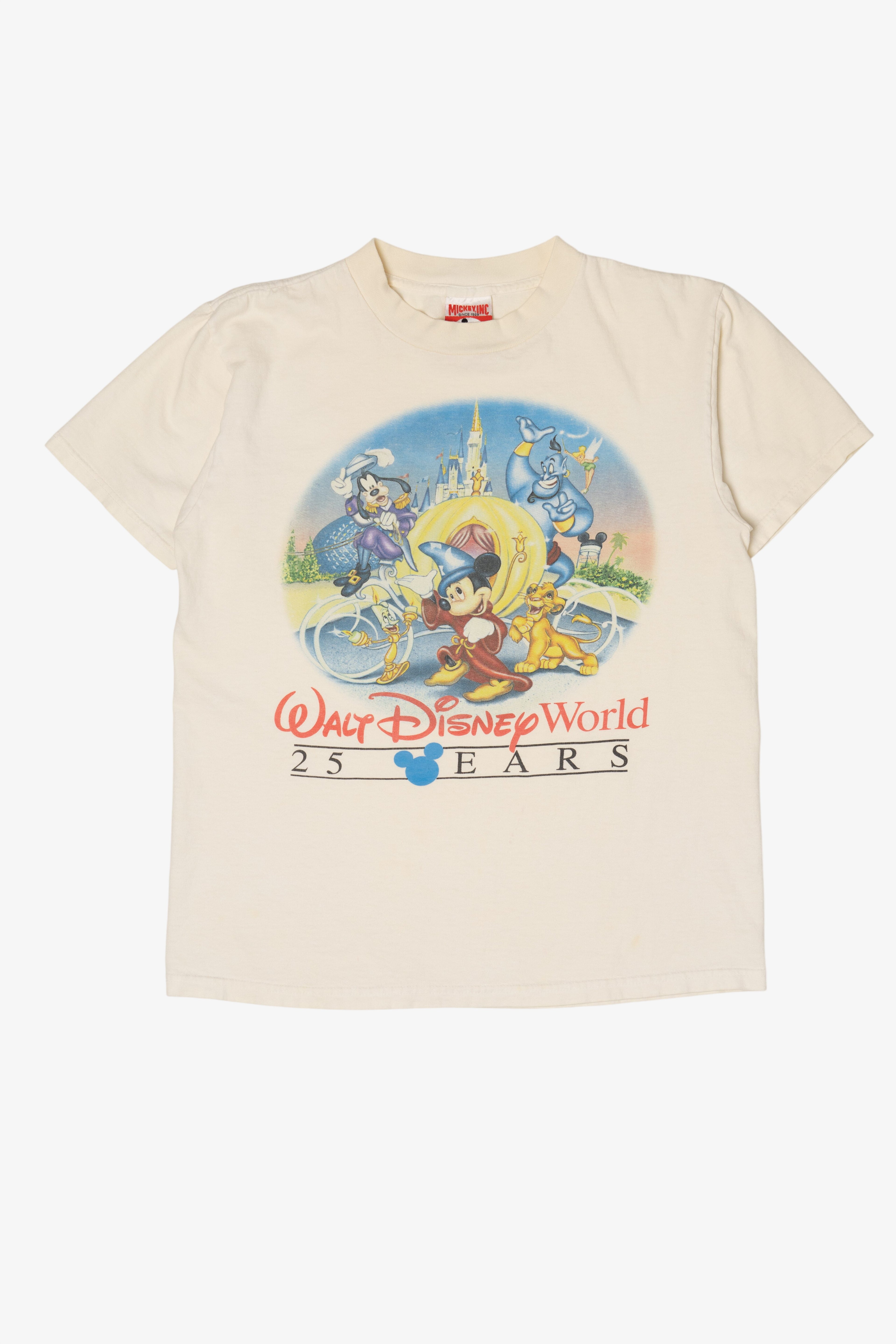 Vintage Walt Disney World 25th Anniversary Mickey T-Shirt (1990s)