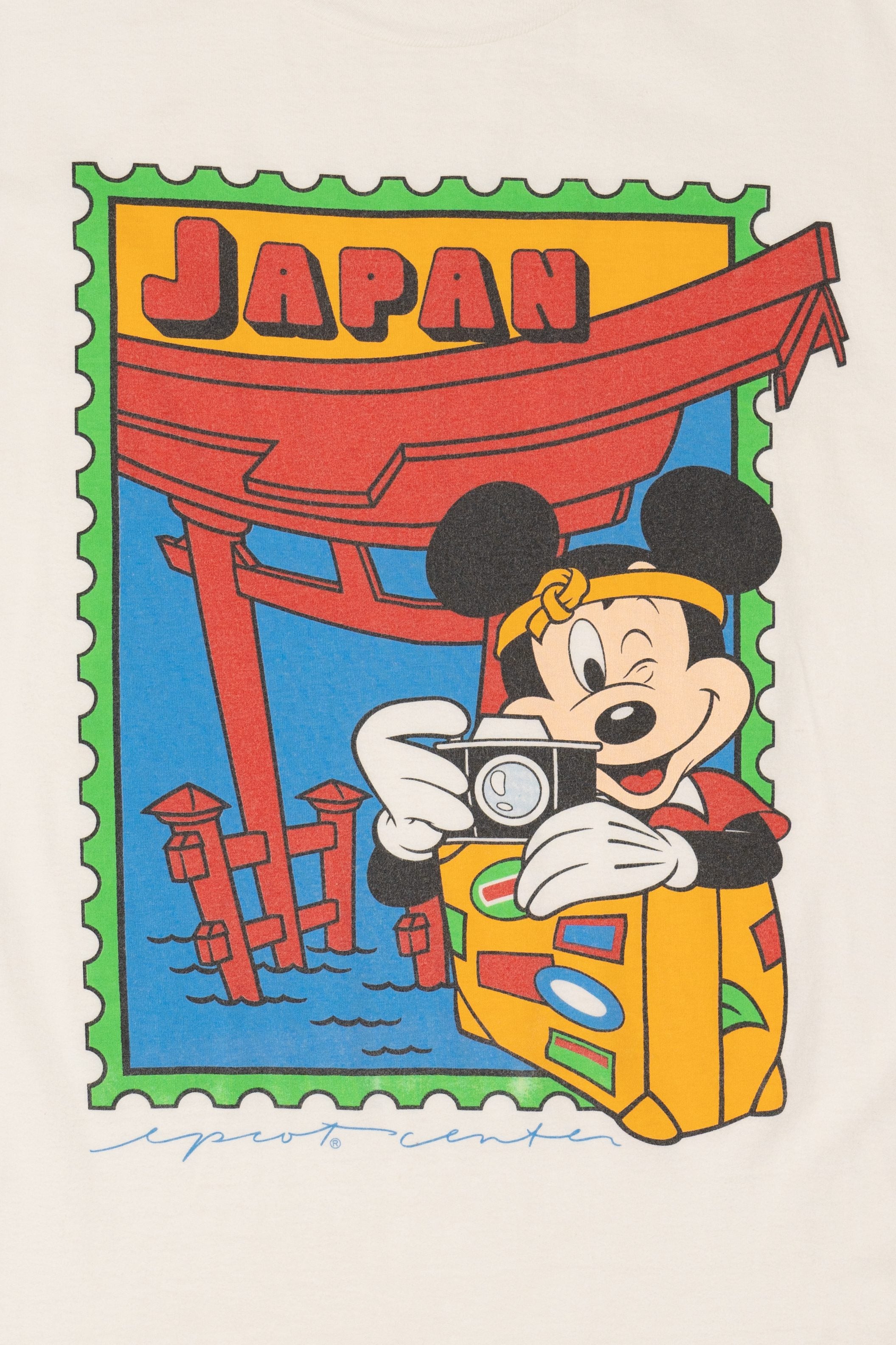 Vintage Disney Mickey Mouse In Japan Single Stitch T-Shirt (1990s)