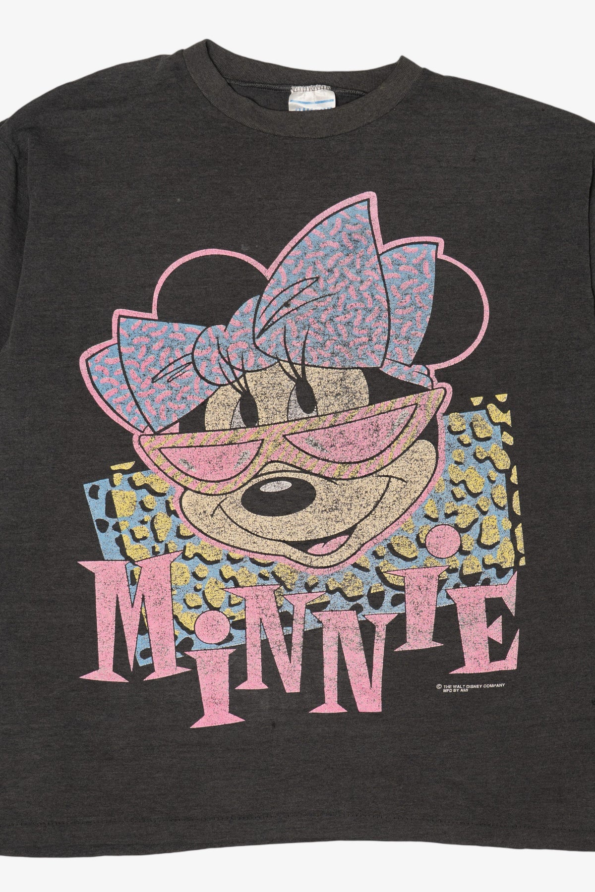 Vintage Charcoal Minnie Mouse Single Stitch T-Shirt (1990s)