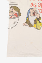 Vintage Disney Snow White Dwarfs "Hi-Ho It's Off To Sleep We Go" All Over Print Pajama T-Shirt (1990s)