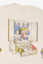 Vintage Disney Snow White Dwarfs "Hi-Ho It's Off To Sleep We Go" All Over Print Pajama T-Shirt (1990s)