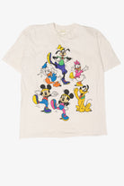 Vintage Mickey Mouse And Friends Exercise Disney Single Stitch T-Shirt (1990s)