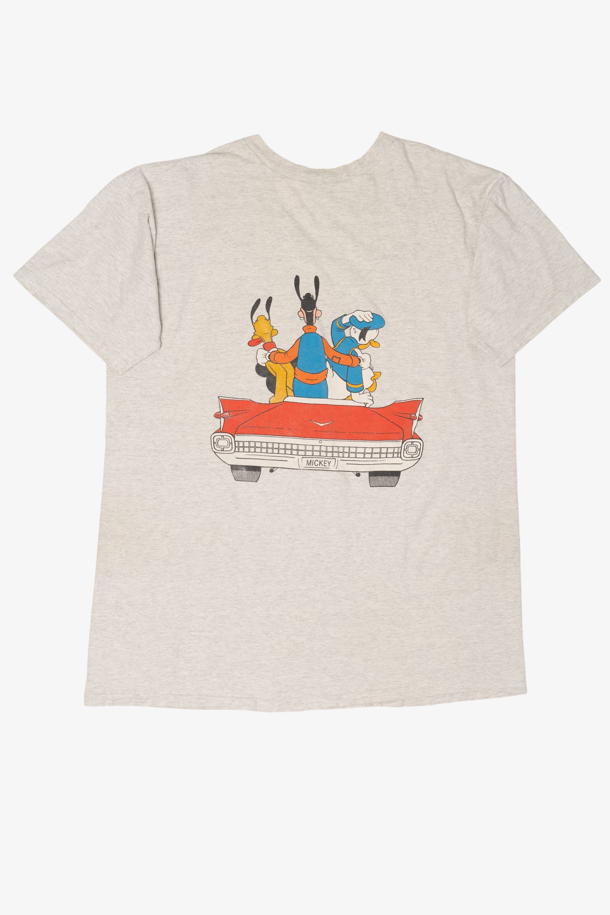 Vintage Disney Mickey Mouse And Friends In Car Front/Back Single Stitch T-Shirt (1990s)