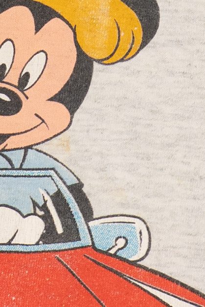 Vintage Disney Mickey Mouse And Friends In Car Front/Back Single Stitch T-Shirt (1990s)