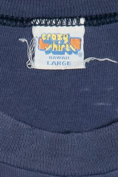 Vintage Distressed University Of Hawaii "Truth Knowledge A Great Tan" Crazy Shirts T-Shirt (1980s)