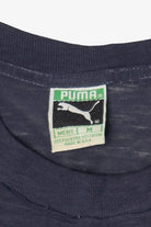 Vintage Distressed Navy Blue Puma T-Shirt (1980s)