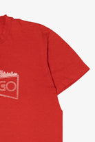 Vintage Distressed "Chicago" Red T-Shirt (1990s)