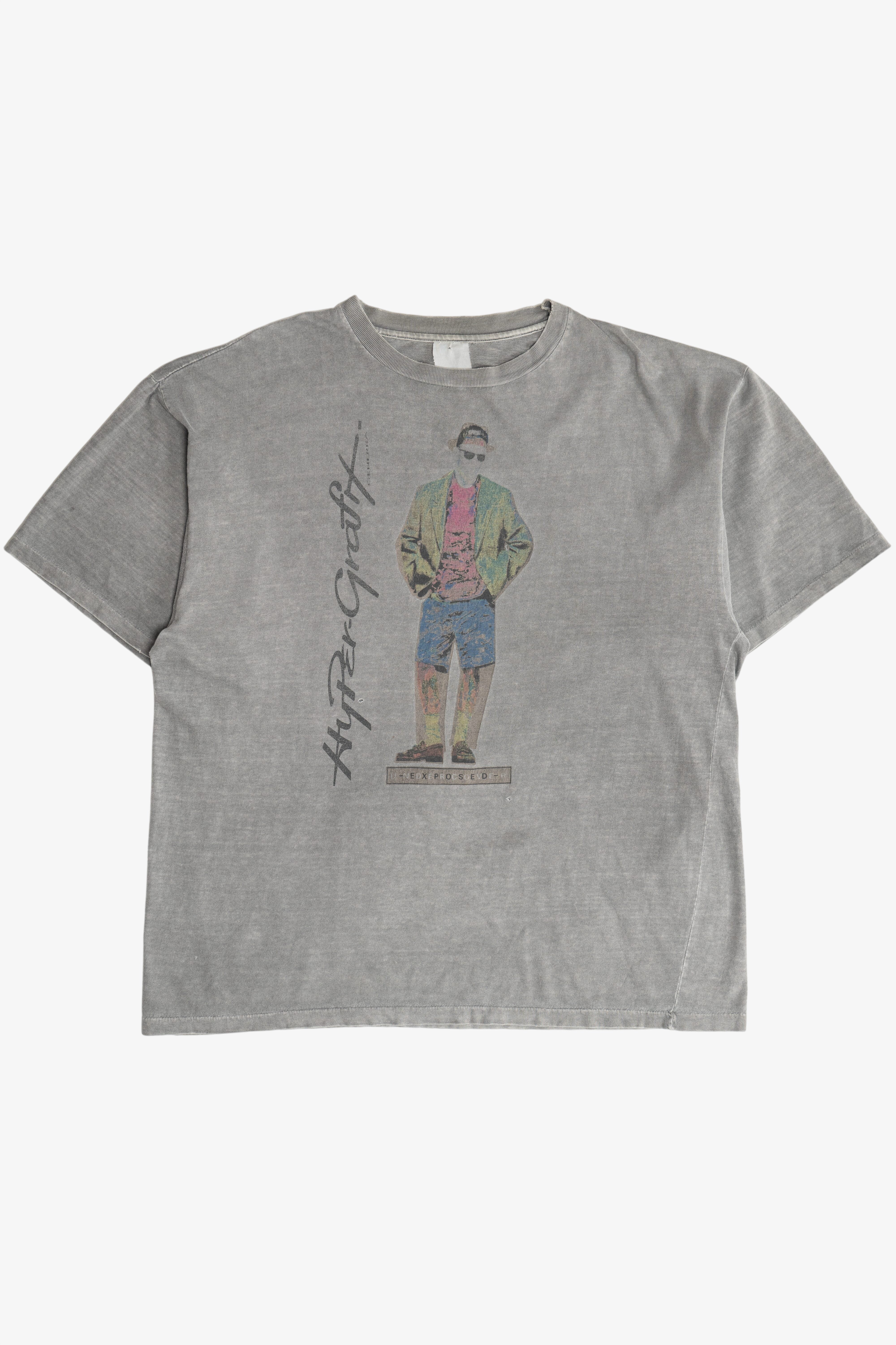 Vintage Distressed Hyper-Grafix Undercover Exposed T-Shirt (1990s