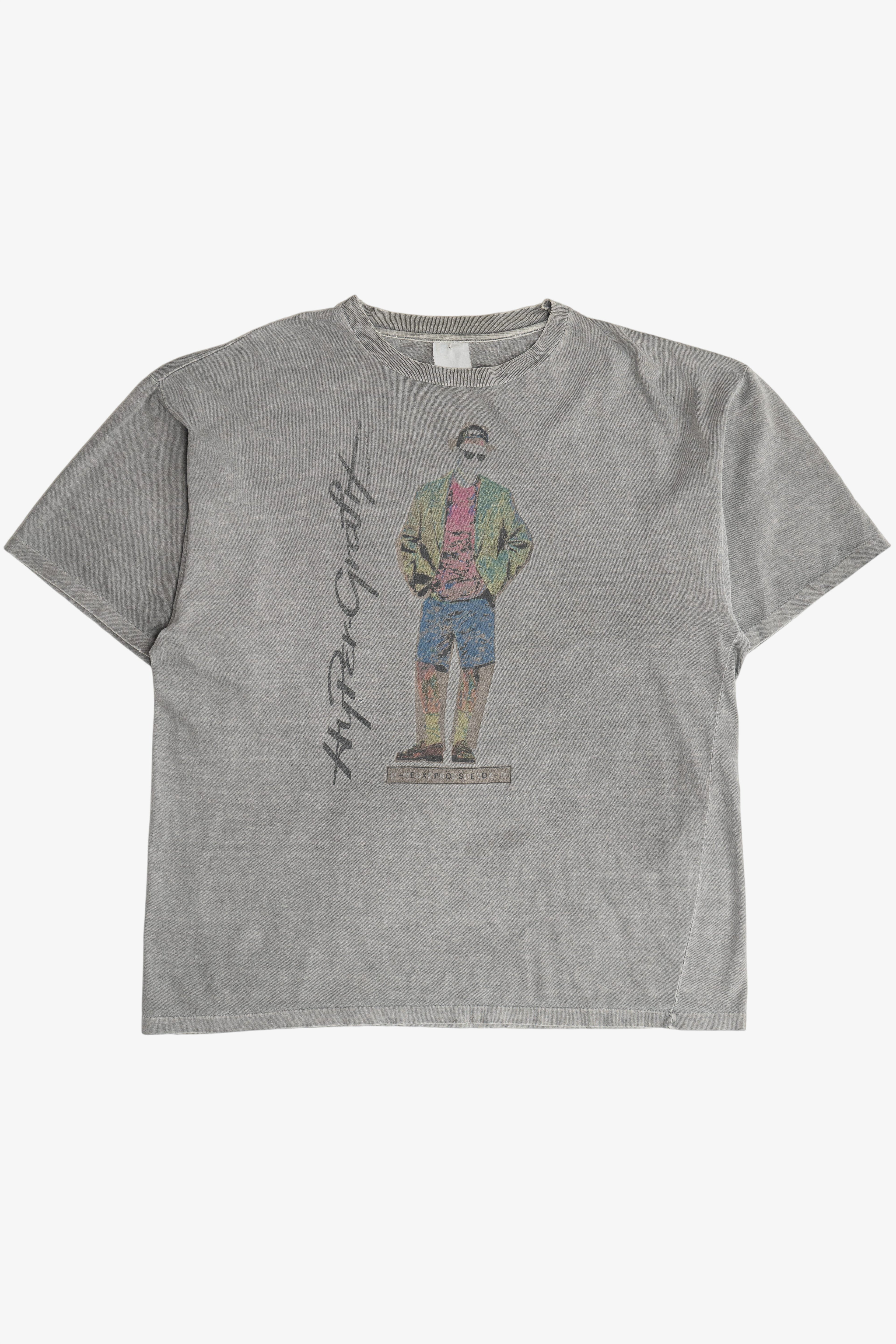 Vintage Distressed Hyper-Grafix Undercover Exposed T-Shirt (1990s)