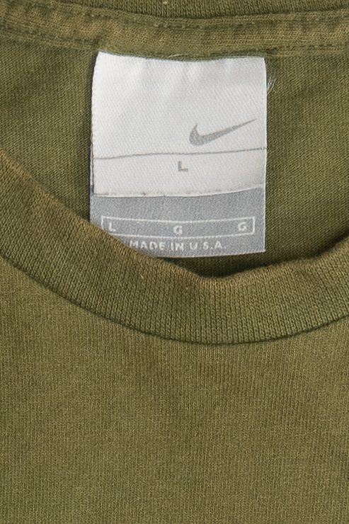 Vintage Nike Embroidered Swoosh Logo Sun Faded T-Shirt (2000s)