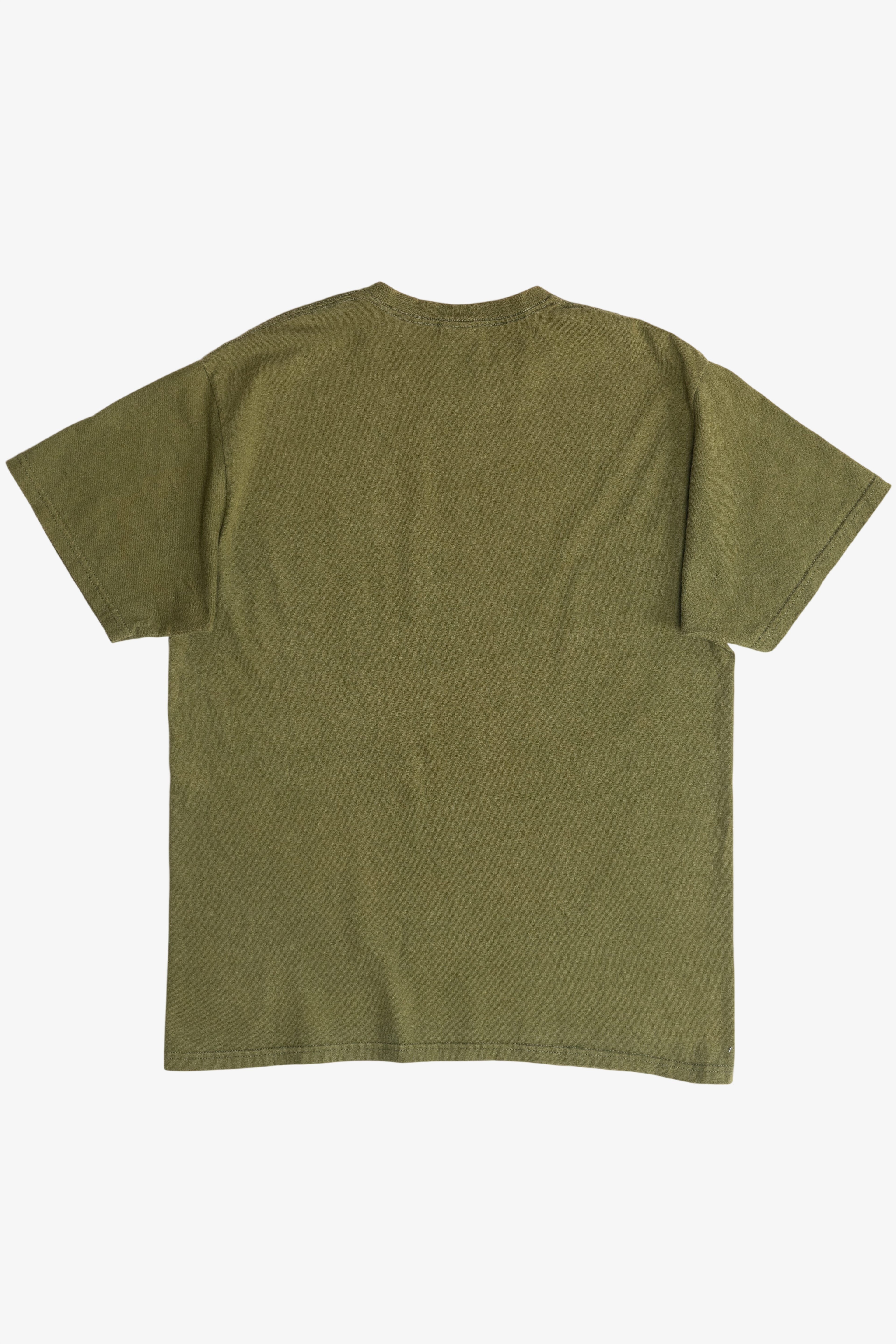 Vintage Nike Embroidered Swoosh Logo Sun Faded T-Shirt (2000s)