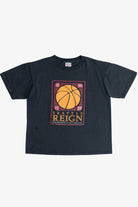 Vintage Thrashed Seattle Reign WNBA '96-'97 Season T-Shirt (1990s)