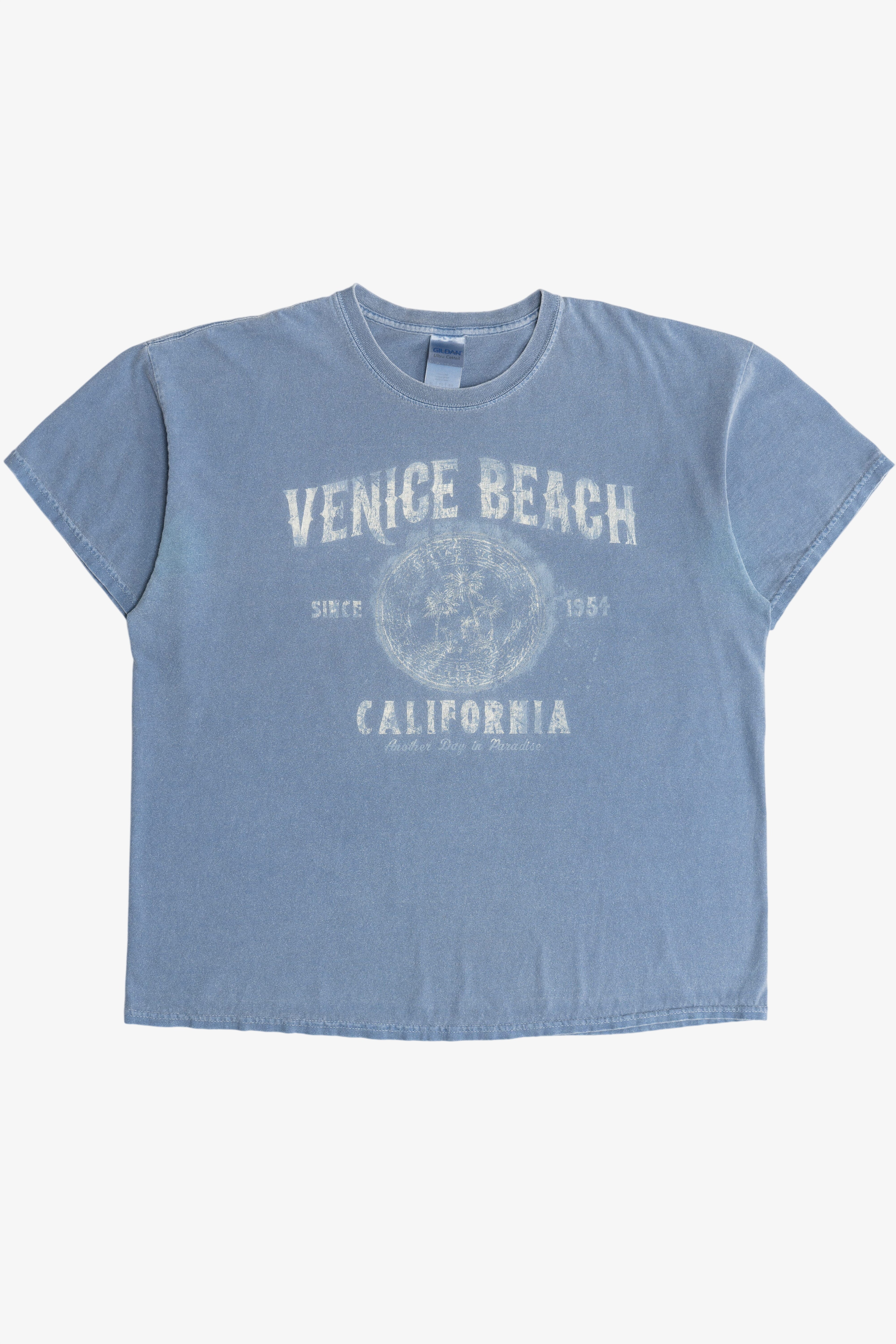 "Venice Beach California" Faded Distressed T-Shirt (2010s)