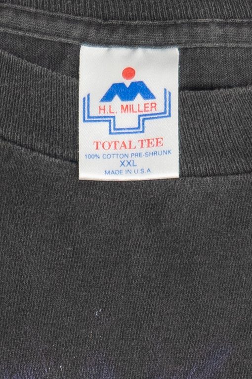 Vintage Wolf "Mackinac" Faded Distressed T-Shirt (1990s)