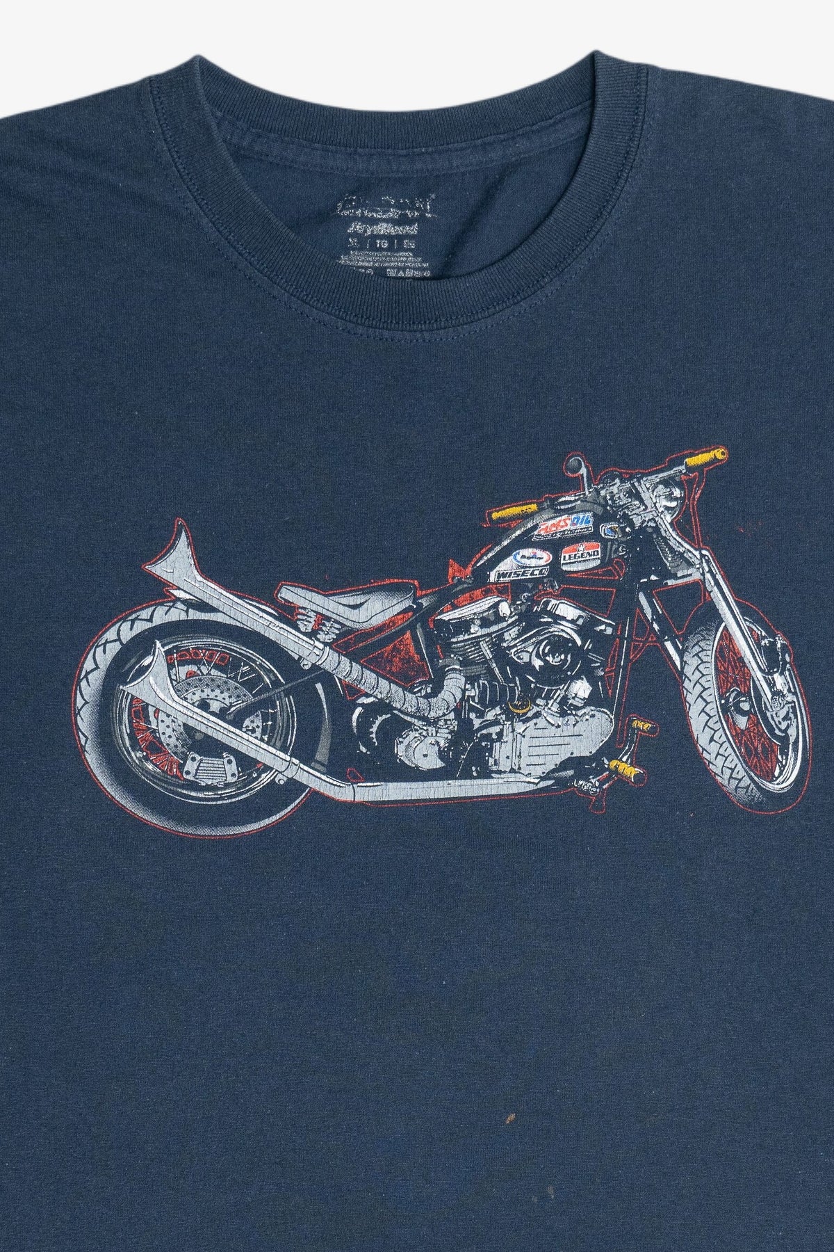 Distressed Motorcycle Paint Stained T-Shirt (2010s)