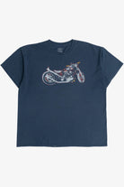 Distressed Motorcycle Paint Stained T-Shirt (2010s)