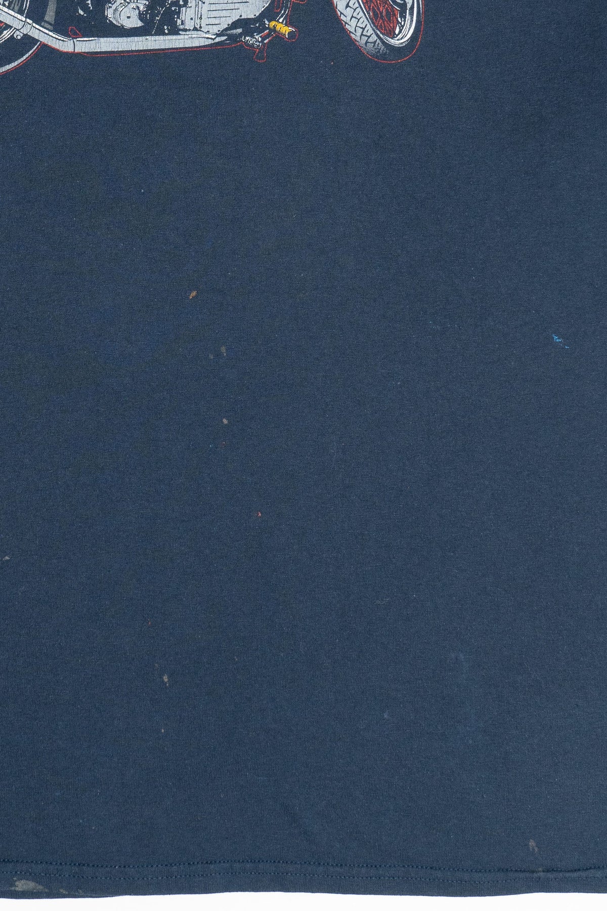 Distressed Motorcycle Paint Stained T-Shirt (2010s)