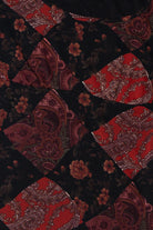 Vintage Patchwork Print Peasant Sleeve Dress