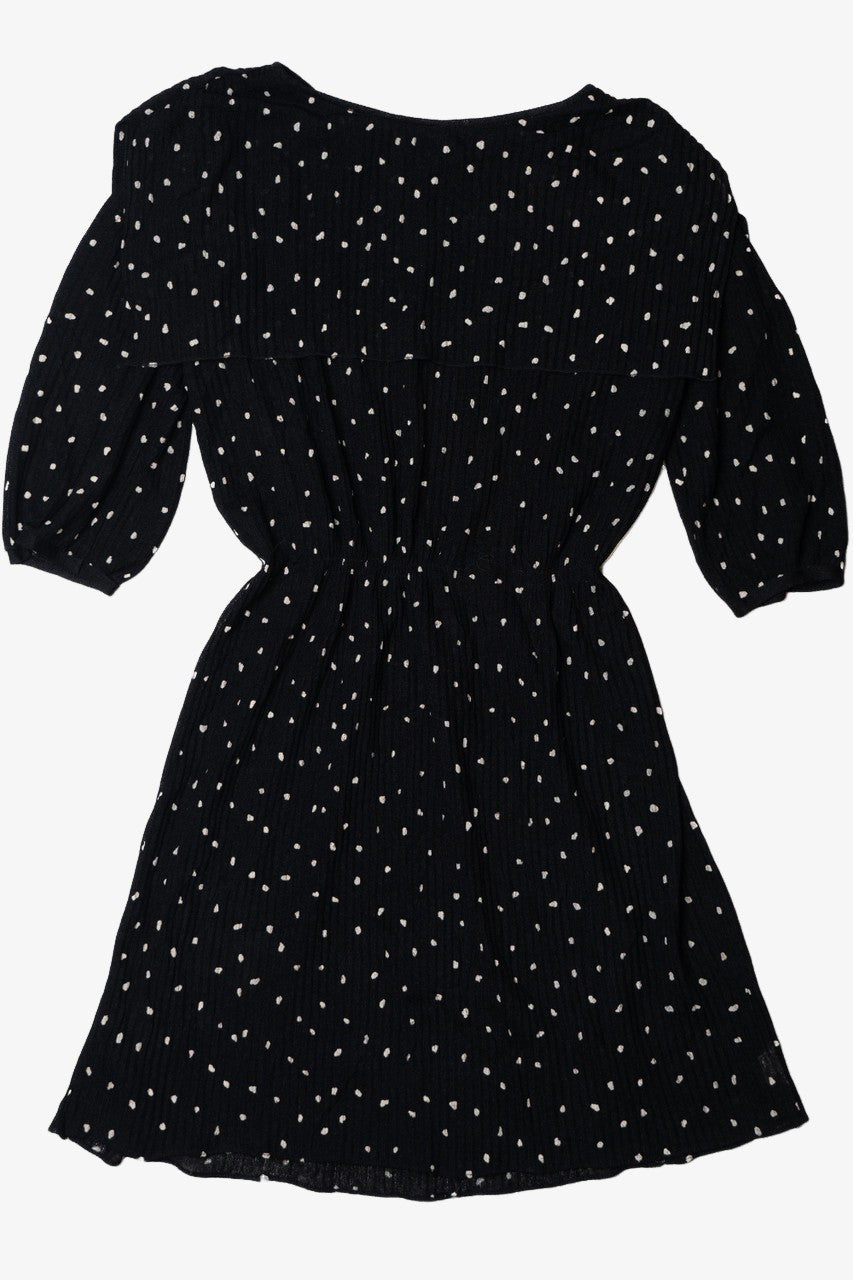 Vintage Polka Dot Sailor Collar Cordier Dress