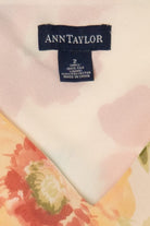 Vintage Beige Ann Taylor Floral Dress (1990s)