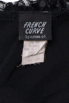 Vintage Lacey Flutter Sleeve French Curve Dress