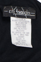 Vintage One Shoulder Bedazzled City Triangles Maxi Dress