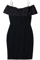 Vintage 1980s A.J. Bari  Off Shoulder Mini Dress