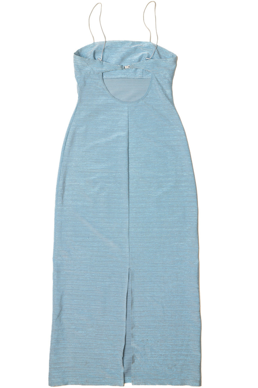 Vintage Light Blue All That Jazz Maxi Dress