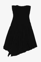 Vintage Y2k Black Strapless Cocktail Dress (2000s)