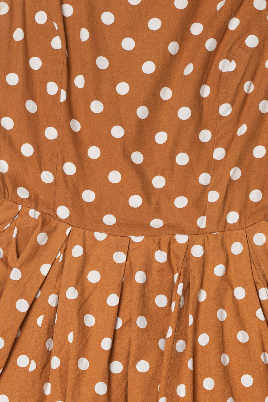 Vintage Polka Dot Circle Skirt Costume Gallery Dress
