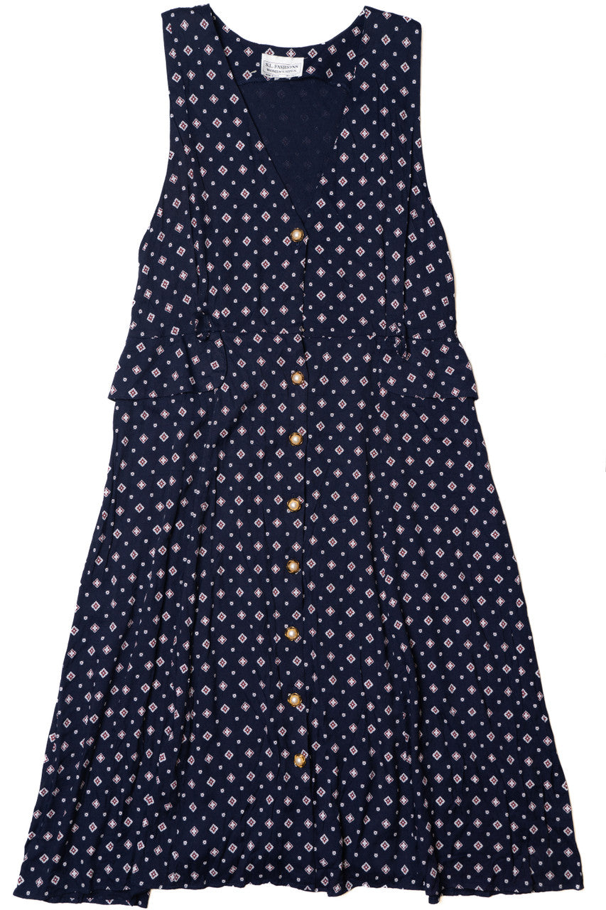 Vintage S.L. Fashions Pinafore Dress