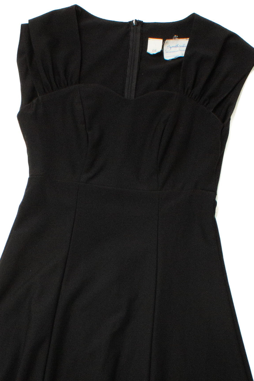 Vintage Southeastern Black Sleeveless Dress