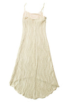 Vintage City Triangles Gold Glitter Dress