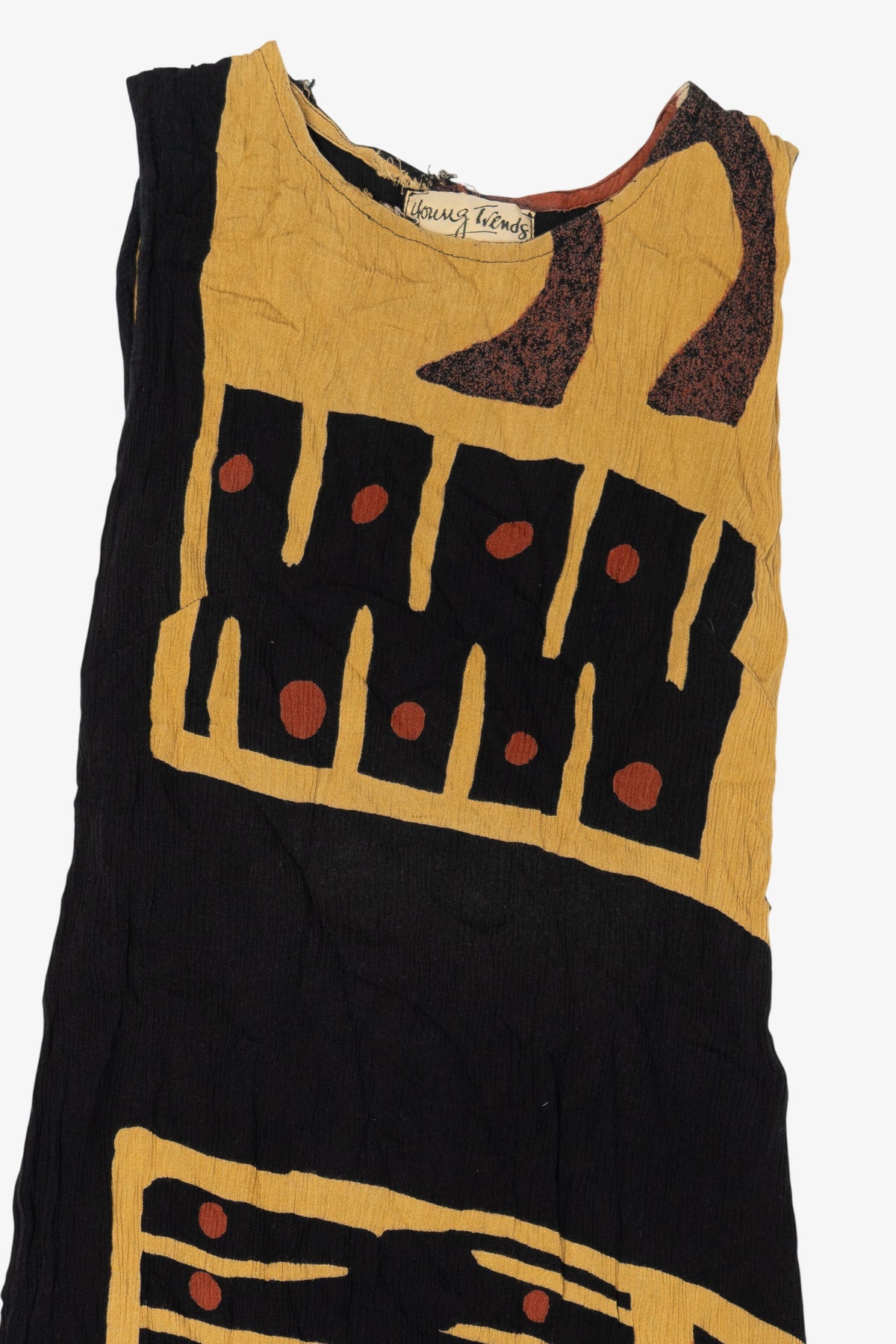 Vintage Young Trends Folk Art Tunic Dress (1990s)