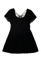 Vintage Rhapsody Black Velvet Dress
