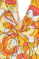 Vintage Groovy Bright Spiral Dress