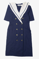 Vintage Navy Blue Sailor Dress