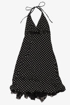 Vintage Y2k Polka Dot Jodi Kristopher Halter Dress (2000s)