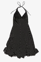 Vintage Y2k Polka Dot Jodi Kristopher Halter Dress (2000s)