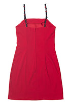 Vintage Red Rose Mini Dress
